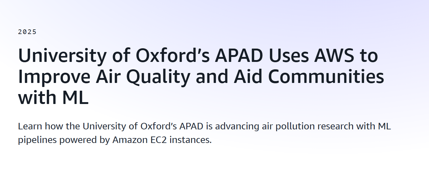 APAD Featured as AWS Case Study