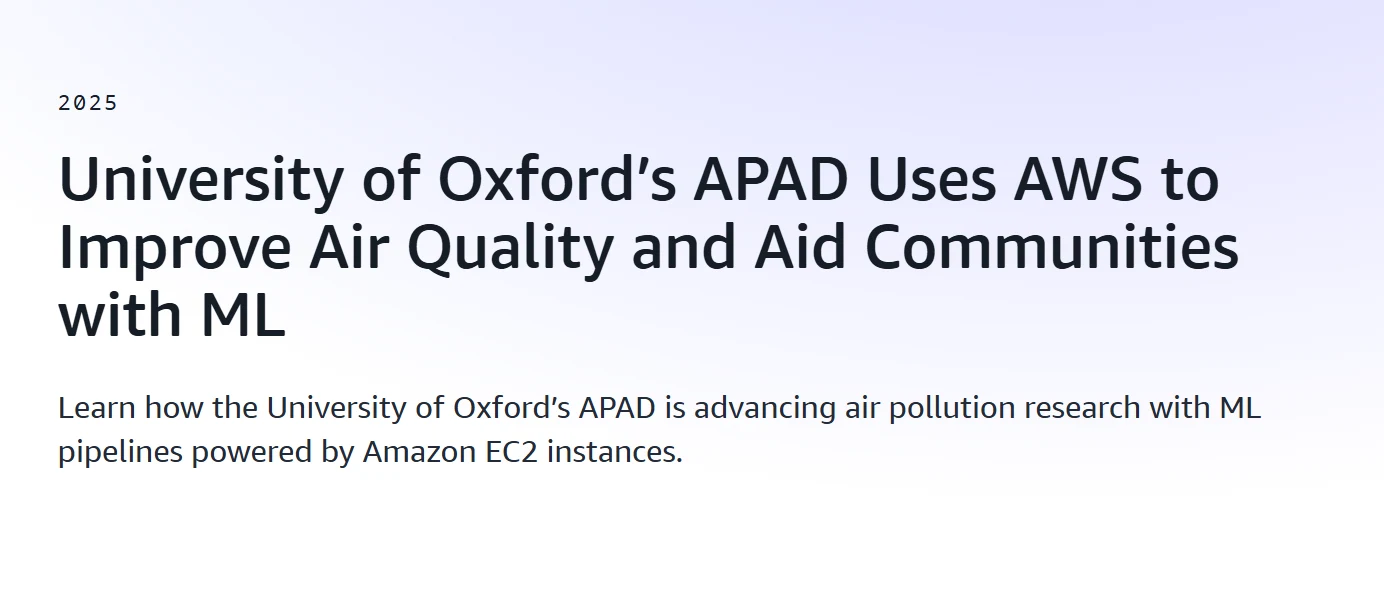 APAD Featured as AWS Case Study